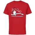 thumbnail image 1 of Disney Nightmare Before Christmas Sandy Claws - Short Sleeve Cotton T-Shirt for Adults - Customized-Red, 1 of 5