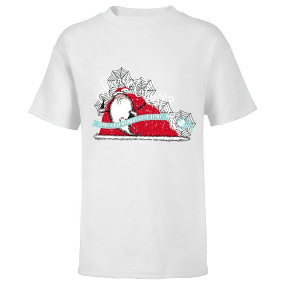 Disney Nightmare Before Christmas Sandy Claws - Short Sleeve T-Shirt for Kids - Customized-White