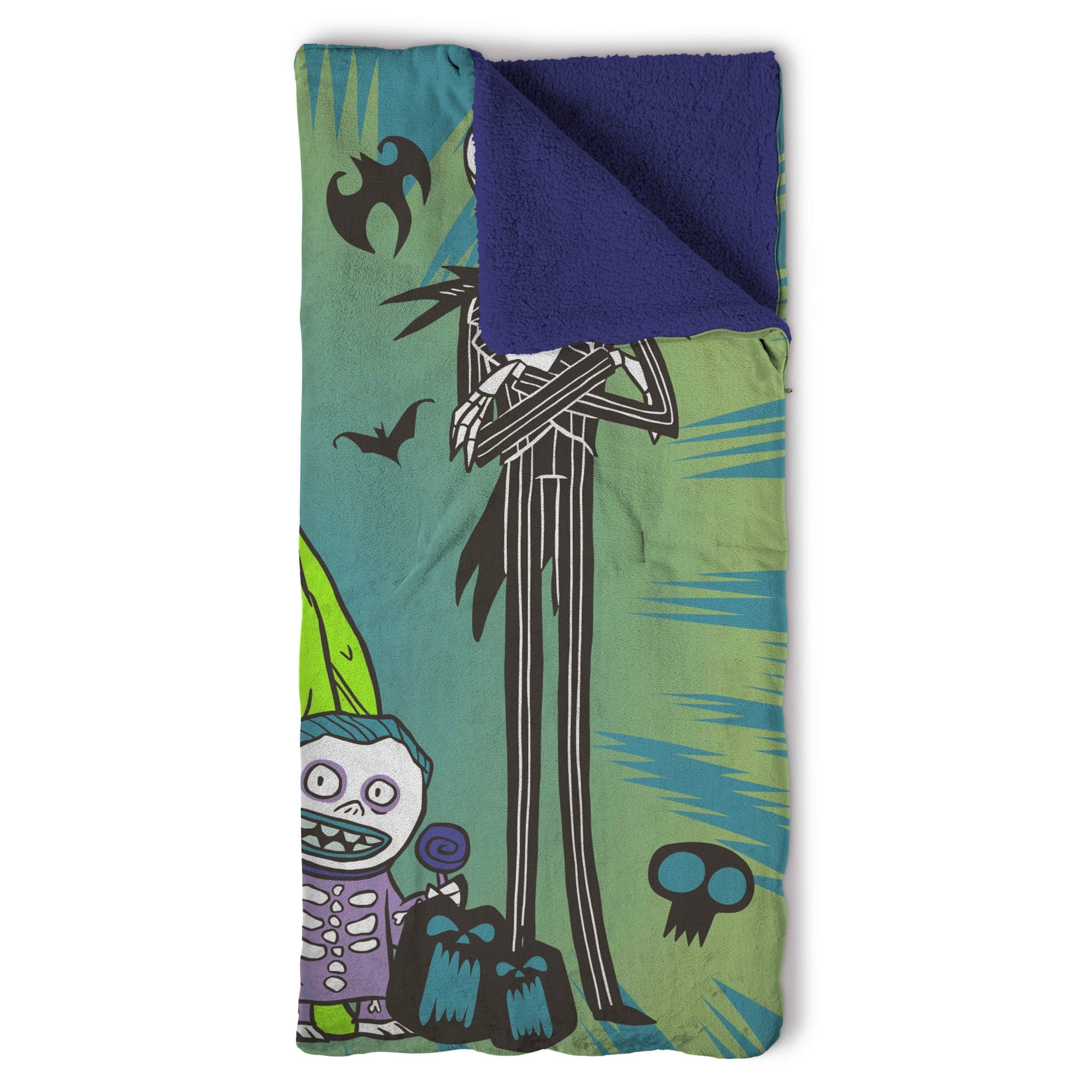 Nightmare Before Christmas Sherpa Überwurfdecke – 101,6 X 127 Cm, Weich & Kuschelig, USA-Design