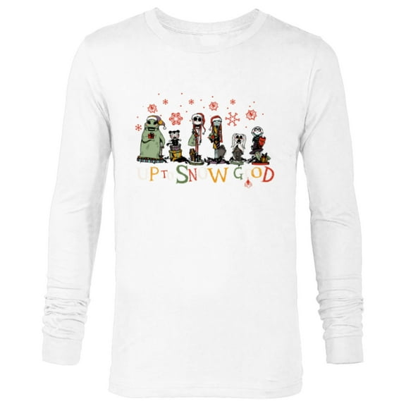 Disney Nightmare Before Christmas Up to SNOW Good Nutcracker - Long Sleeve T-Shirt for Men - Customized-White