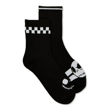 Disney Nightmare Before Christmas, Women's Mid-Crew Socks, 2-Pack, Size 4-10