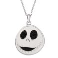 thumbnail image 1 of Disney Nightmare Before Christmas Women's Rhodium Plated Crystal Pendant Necklace, 1 of 6