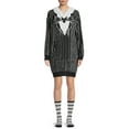 thumbnail image 1 of Disney Nightmare Before Christmas Women's Sleep Lounger & Socks, Black Soot, 1 of 5