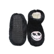 Disney Nightmare Before Christmas Women's Slippers, Black, S/M-M/L