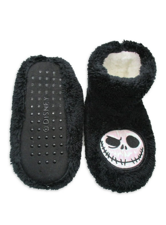 Nightmare Before Christmas Womens Plush Bootie Slipper Socks, Sizes S/M-M/L