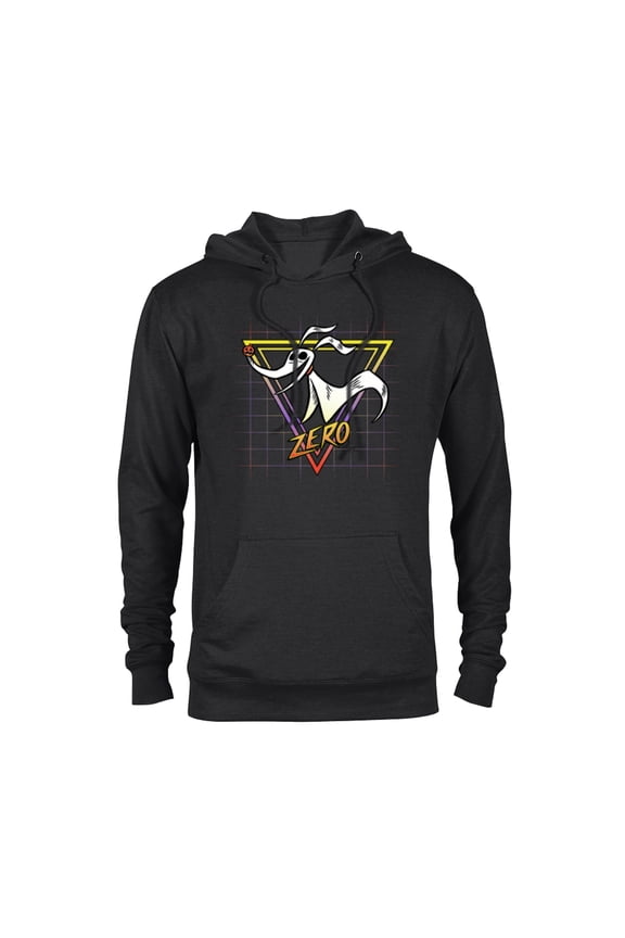 Disney Nightmare Before Christmas Zero Retro 90s - Pullover Hoodie for Adults - Customized-Black