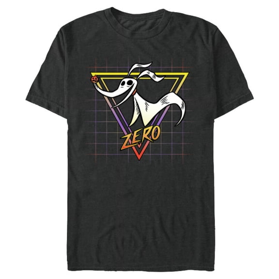 Disney Nightmare Before Christmas Zero Retro 90s - Short Sleeve Blended T-Shirt for Adults - Customized-Dark Heather