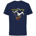 thumbnail image 1 of Disney Nightmare Before Christmas Zero Retro 90s - Short Sleeve Cotton T-Shirt for Adults - Customized-Navy, 1 of 5
