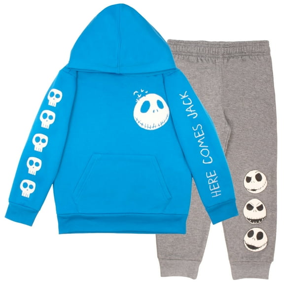 Disney Boys Nightmare Before Christmas Hoodie & Jogger Fleece Set, 2-Piece (Little & Big Boys), Sizes 4–12