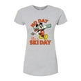 thumbnail image 1 of Disney - No Day Like A Ski Day  - Juniors Fitted Graphic T-Shirt, 1 of 5