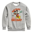thumbnail image 1 of Disney - No Day Like A Ski Day - Toddler & Youth Crewneck Fleece Sweatshirt, 1 of 5