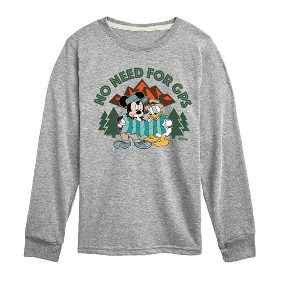 Disney - No Gps - Toddler & Youth Long Sleeve Graphic T-Shirt