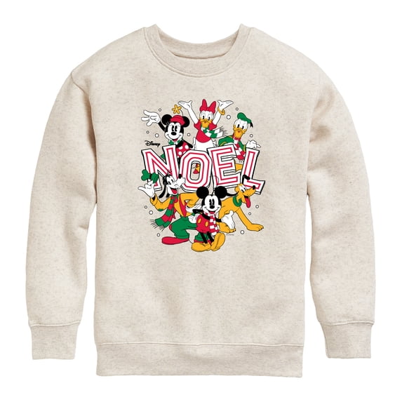 Disney - Noel Boys' Graphic Long Sleeve Fleece Sweatshirt