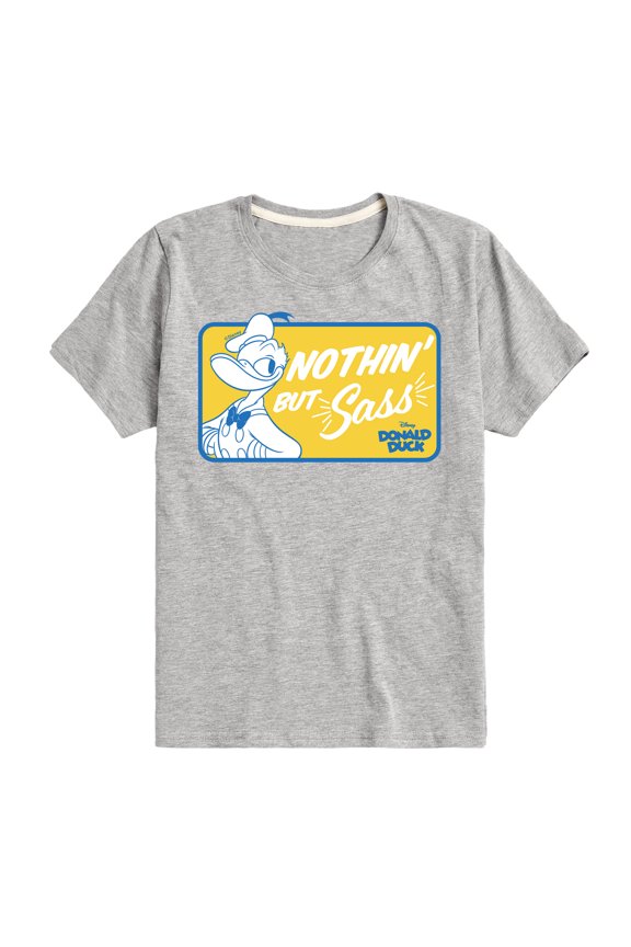 - Nothin But Sass - Toddler & Youth Short Sleeve Graphic T-Shirt