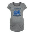 thumbnail image 1 of Disney - Nothing - Maternity Scoop Neck Tee, 1 of 4