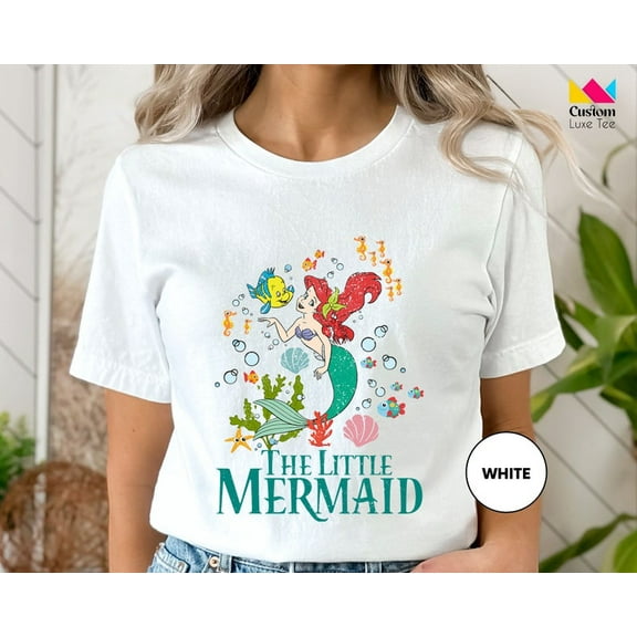 The Little Mermaid Shirt, Disney T-shirt, Women's Little Mermaid Ariel Shirt, Ariel Mermaid Shirt, Disney tee, Ariel