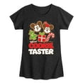 thumbnail image 1 of Disney - Official Cookie Taster - Toddler & Youth Girls Short Sleeve Graphic T-Shirt, 1 of 5