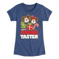 thumbnail image 1 of Disney - Official Cookie Taster - Toddler & Youth Girls Short Sleeve Graphic T-Shirt, 1 of 5