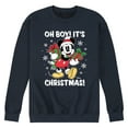 thumbnail image 1 of Disney - Oh Boy Its Christmas - Men's Crew Fleece Sweatshirt Sweatshirt, 1 of 5