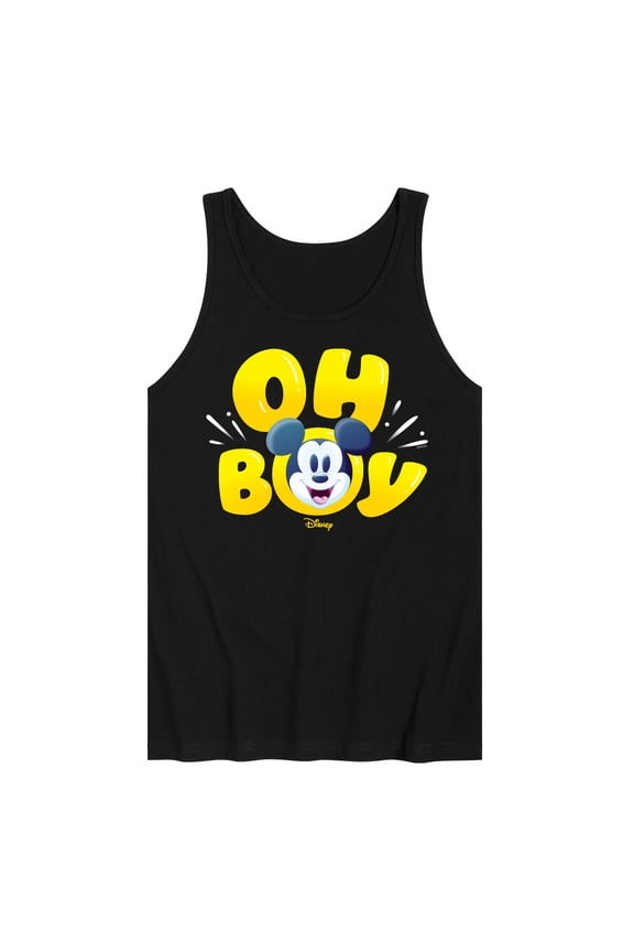 - Oh Boy Mickey Face - Men's Jersey Tank Top