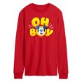thumbnail image 1 of Disney - Mickey Oh Boy - Men's Long Sleeve Graphic T-Shirt, 1 of 4