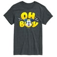 thumbnail image 1 of Disney - Oh Boy Mickey Face - Men's Short Sleeve Graphic T-Shirt, 1 of 5