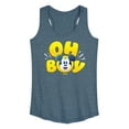 thumbnail image 1 of Disney - Oh Boy Mickey Face - Women's Racerback Tank Top, 1 of 5
