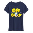 thumbnail image 1 of Disney - Oh Boy Mickey Face - Women's Short Sleeve Graphic T-Shirt, 1 of 5