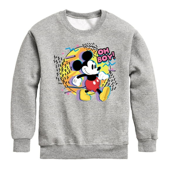 Disney - Oh Boy Stroll - Toddler & Youth Crewneck Fleece Sweatshirt