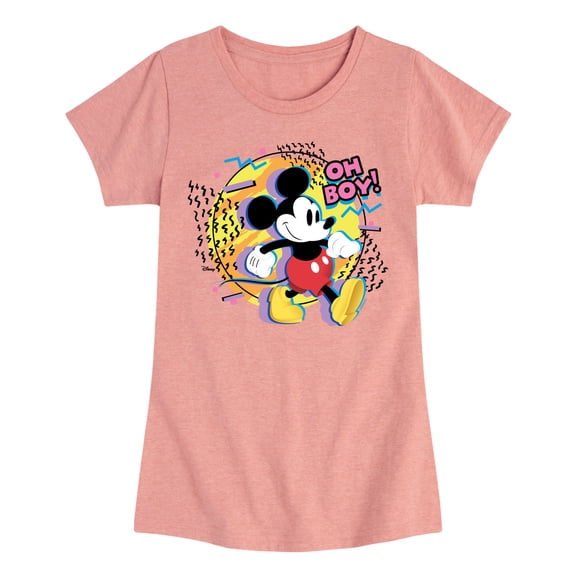 Disney - Oh Boy Stroll - Toddler & Youth Girls Short Sleeve Graphic T-Shirt