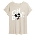 thumbnail image 1 of Disney - Oh Boy - Women's Oversized T-Shirt, 1 of 5