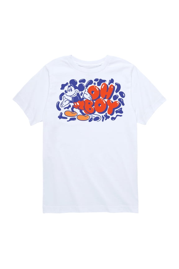 - Oh Boy - Youth Short Sleeve Graphic T-Shirt