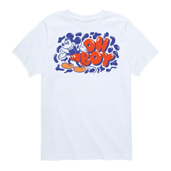 Disney - Oh Boy - Youth Short Sleeve Graphic T-Shirt