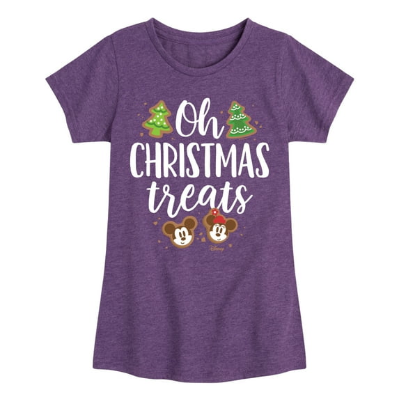 Disney - Oh Christmas Treats - Toddler & Youth Girls Short Sleeve Graphic T-Shirt