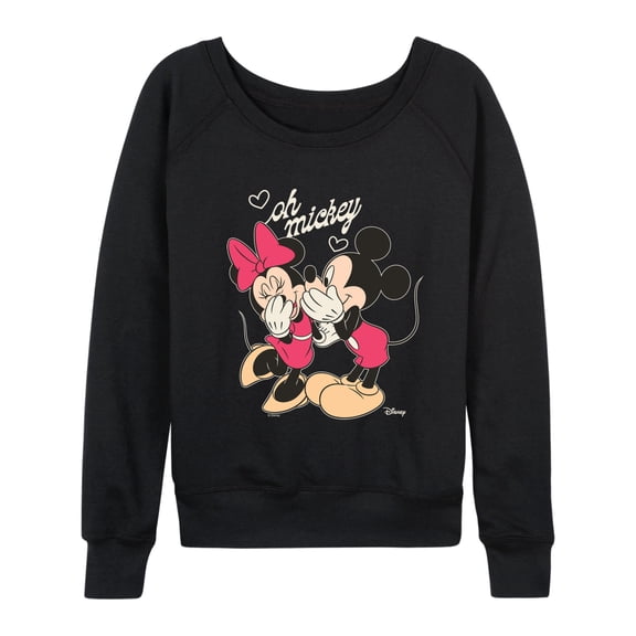 Disney - Oh Mickey - Women's French Terry Long Sleeve Pullover