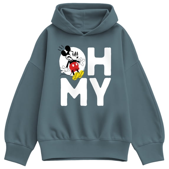 Disney - Oh My - Women's Oversized Fleece Hoodie Sweatshirt