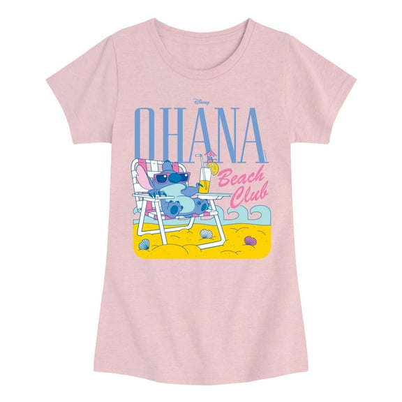 Disney - Ohana Beach Blub - Youth Girls Short Sleeve T-Shirt