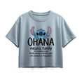 thumbnail image 1 of Disney - Ohana Means Family-Girl Short Sleeve Boxy Tee, 1 of 4