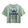 thumbnail image 1 of Disney - Ohana Means Family-Girl Short Sleeve Boxy Tee, 1 of 4