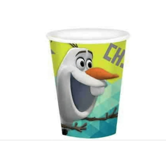 Disney Olaf 8 ct Beverage Hot Cold Cups Paper 9 oz Party Frozen
