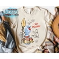 thumbnail image 1 of Disney Olaf I Am Moana Presents Moana Costume Sketch T-Shirt, WDW Magic Kingdom Disneyland Family Vacation Holiday Gift Shirt, 1 of 2