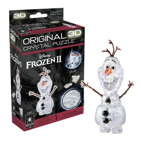 Disney Olaf Original 3D Crystal Puzzle from BePuzzled, Ages 12 and Up