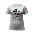 thumbnail image 1 of Disney Old School Mick Junior Ladies Baby Tee, 1 of 4