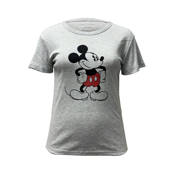 Disney Old School Mick Junior Ladies Baby Tee