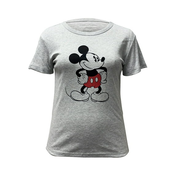 Disney Old School Mick Junior Ladies Baby Tee
