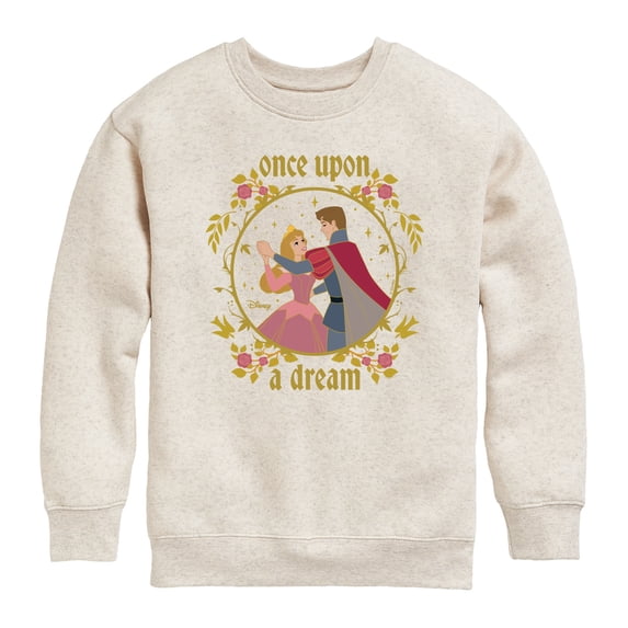 Disney - Once Upon Dream Graphic Long Sleeve Fleece Sweatshirt