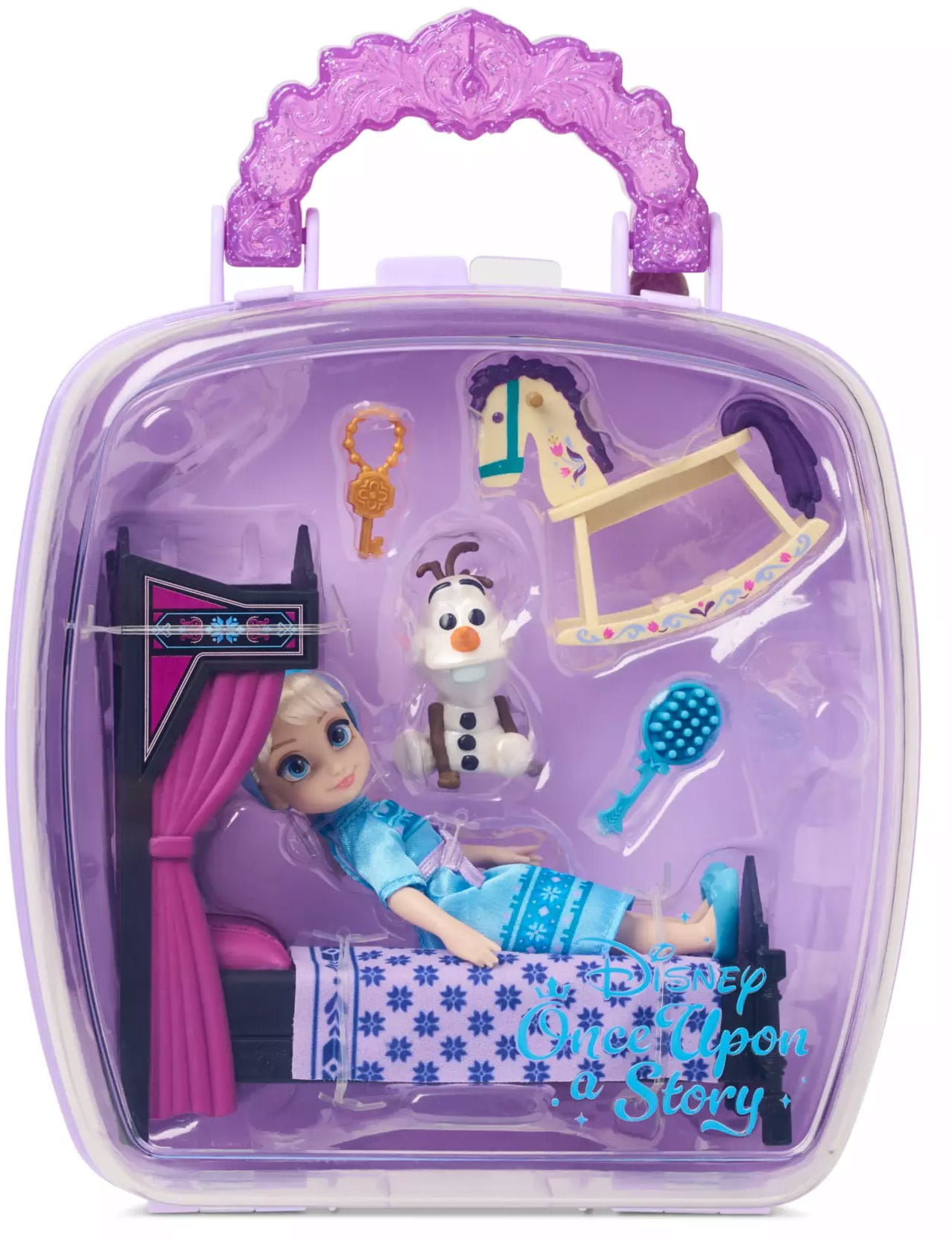Disney Once Upon a Story Elsa Mini Doll Playset
