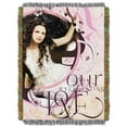 thumbnail image 1 of Disney Once Upon a Time Our Everlasting Love 48x60 Metallic Woven Tapestry Blanket Throw, 1 of 4