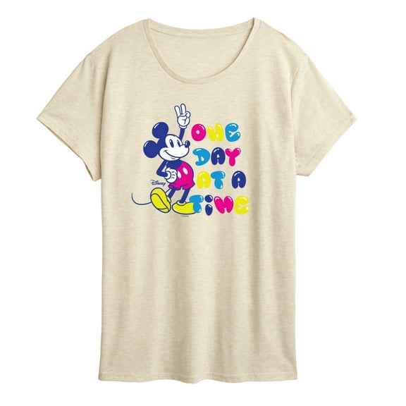 Disney - One Day At A Time - Women's Short Sleeve Graphic T-Shirt