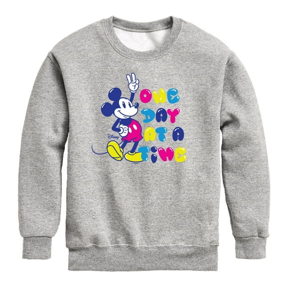 Disney - One Day At A Time - Youth Crewneck Fleece Sweatshirt